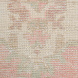 3x10 pale red antique vintage runner rug,90x299cm