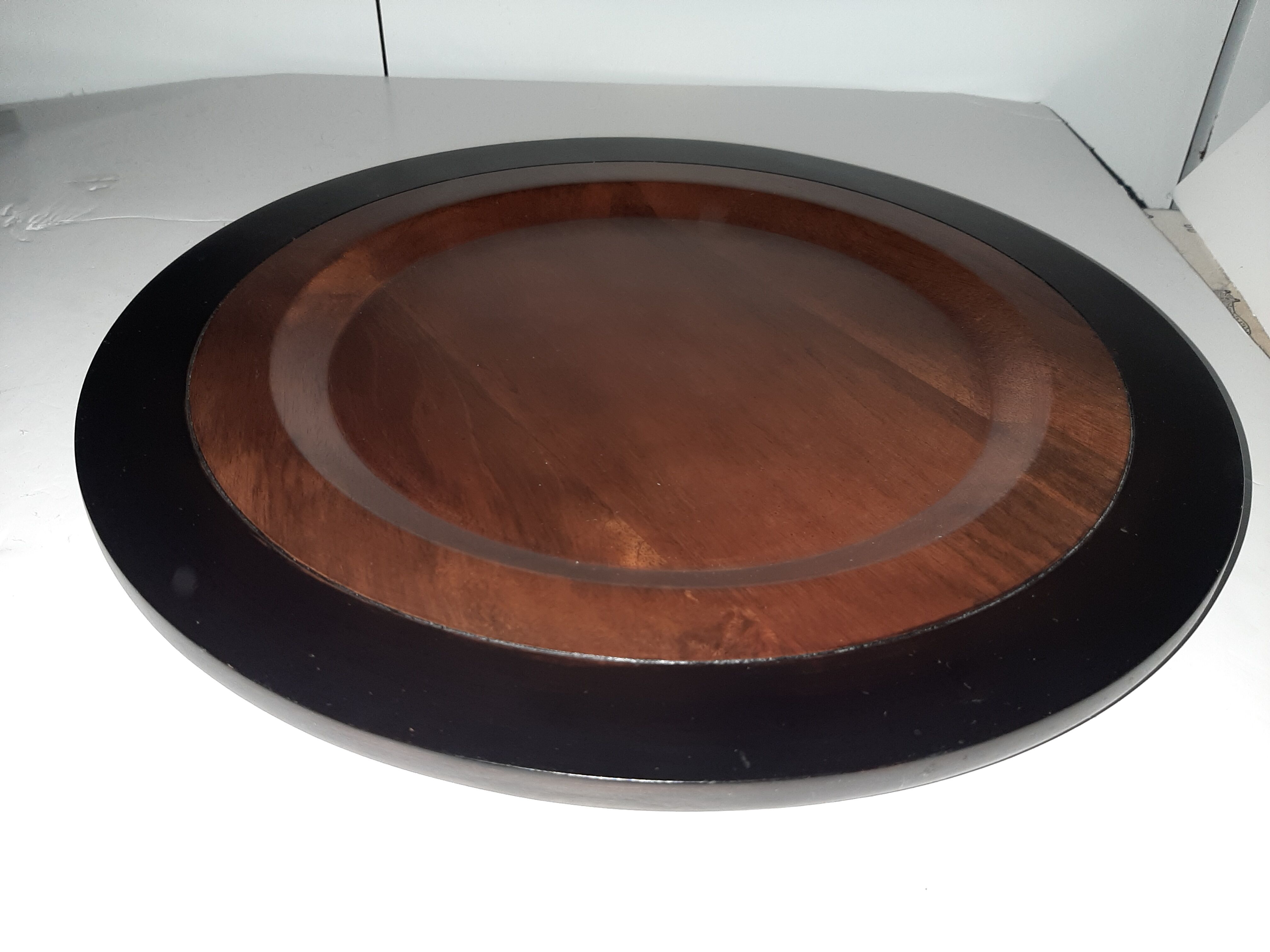 Assiettes de présentation en bois