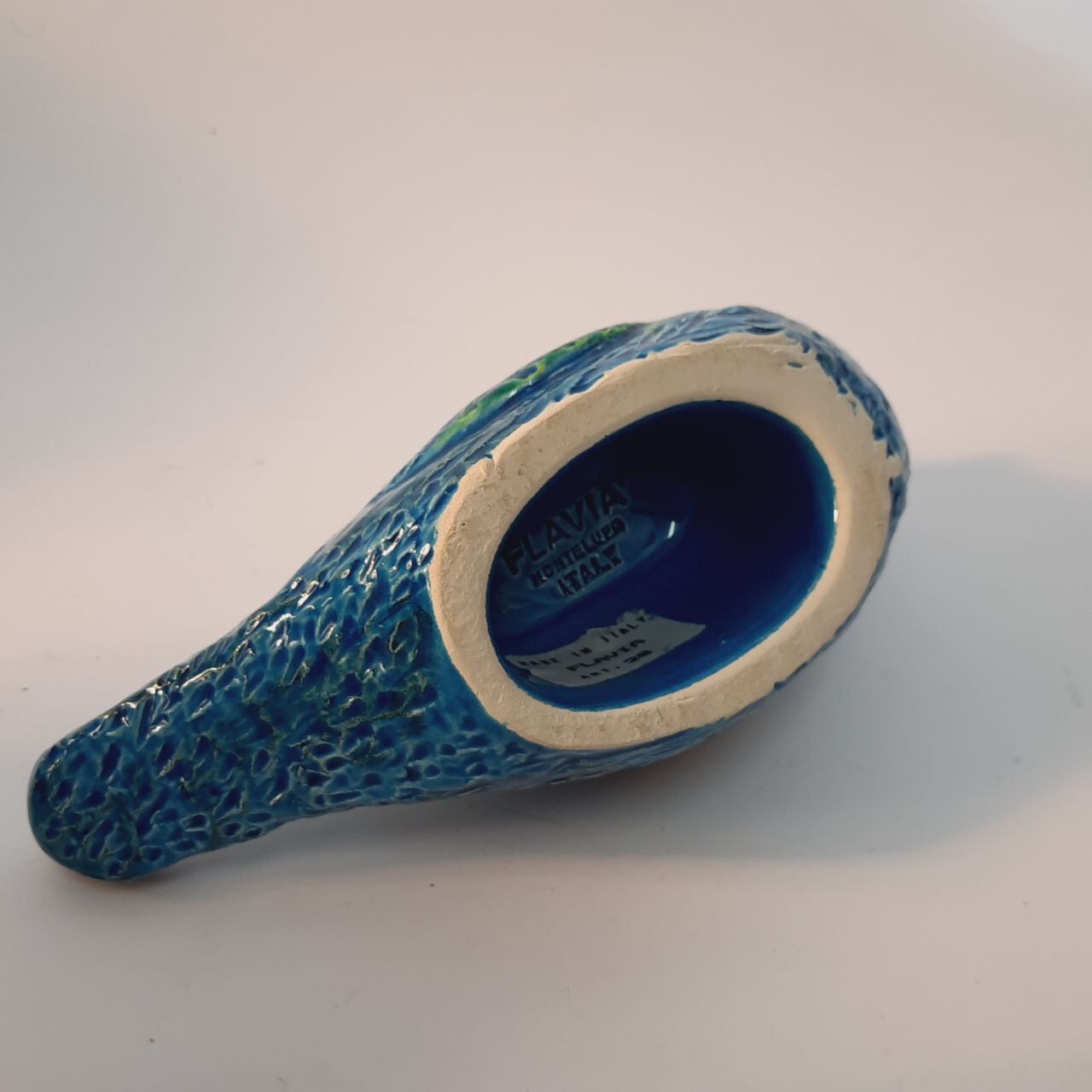 Bird statue, Aldo Londi for Bitossi, Rimini blue series