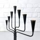 Pair of candelabra by Gunnar Ander for Ystad Metall, Sweden, 1950s.