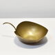 Empty brass leaf pocket