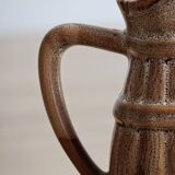 50cl glazed ceramic pitcher with beer barrel decoration