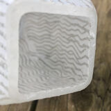 Glass and gold metal tulip wall lights