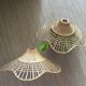 Set of 2 sudpendions in wicker and rattan
