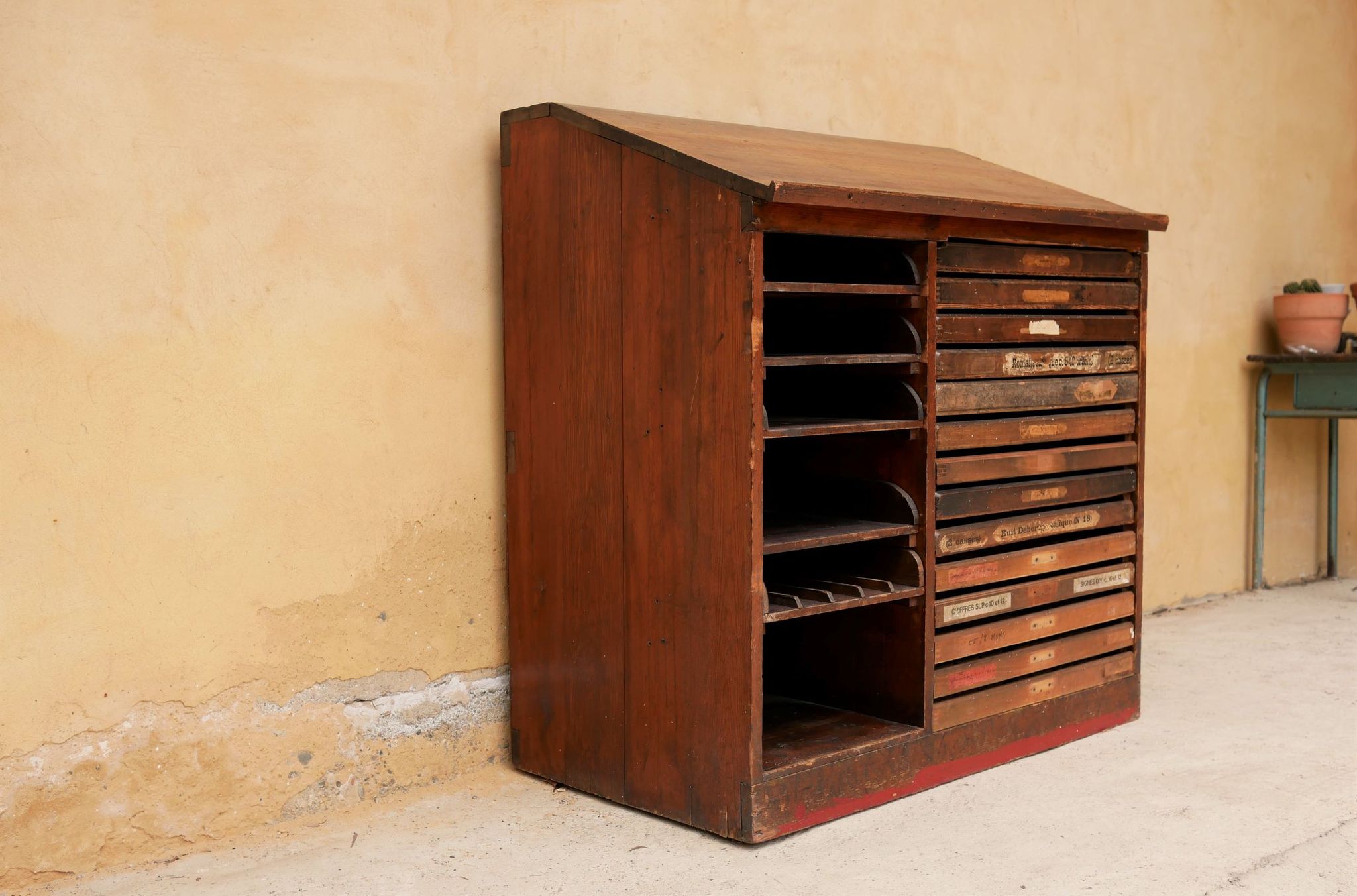 Vintage printing furniture - Craft furniture