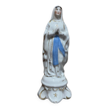 Statue porcelaine Vierge Marie Lourdes