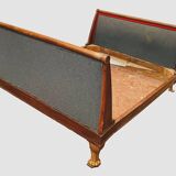Directoire style bed in walnut Claw base 20th century