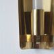 Appliques murales en laiton de style mid-century moderne, ensemble de 2