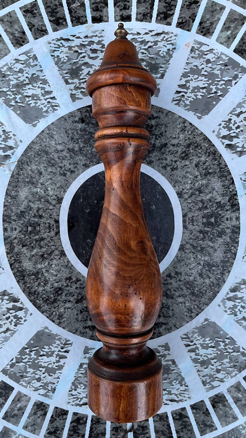 Trio of vintage pepper mills