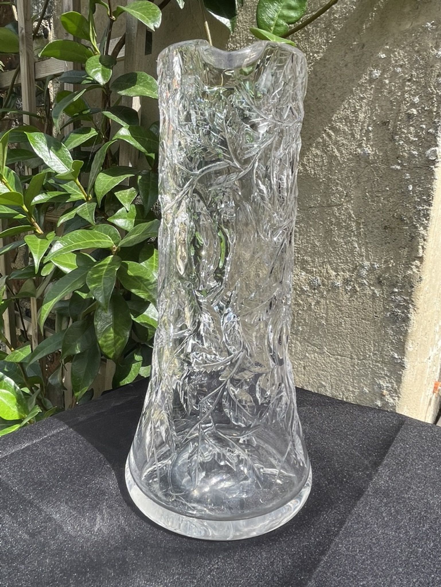 Lemonade pitcher – Blown and cut crystal - Vintage