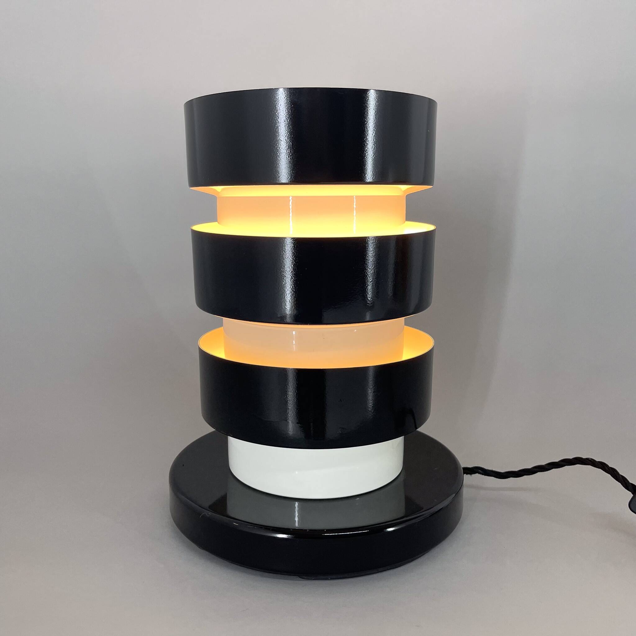 Unique Mid-Century Metal Table Lamp, Restored