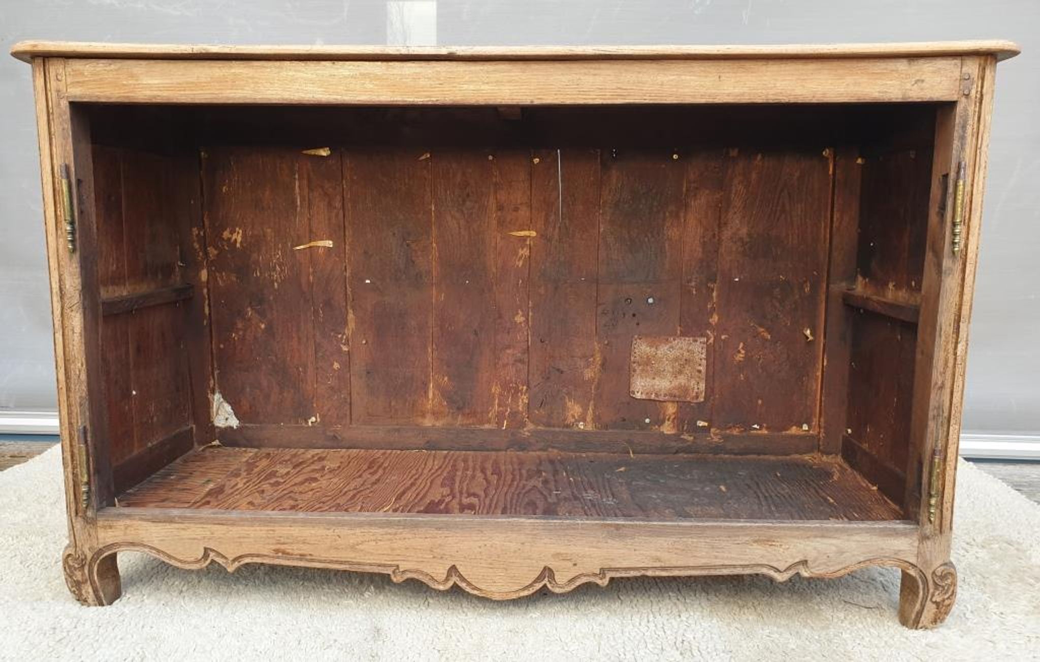 Buffet 2 corps normand Louis XV pièce du  XVIIIe
