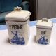 2 old spice pots