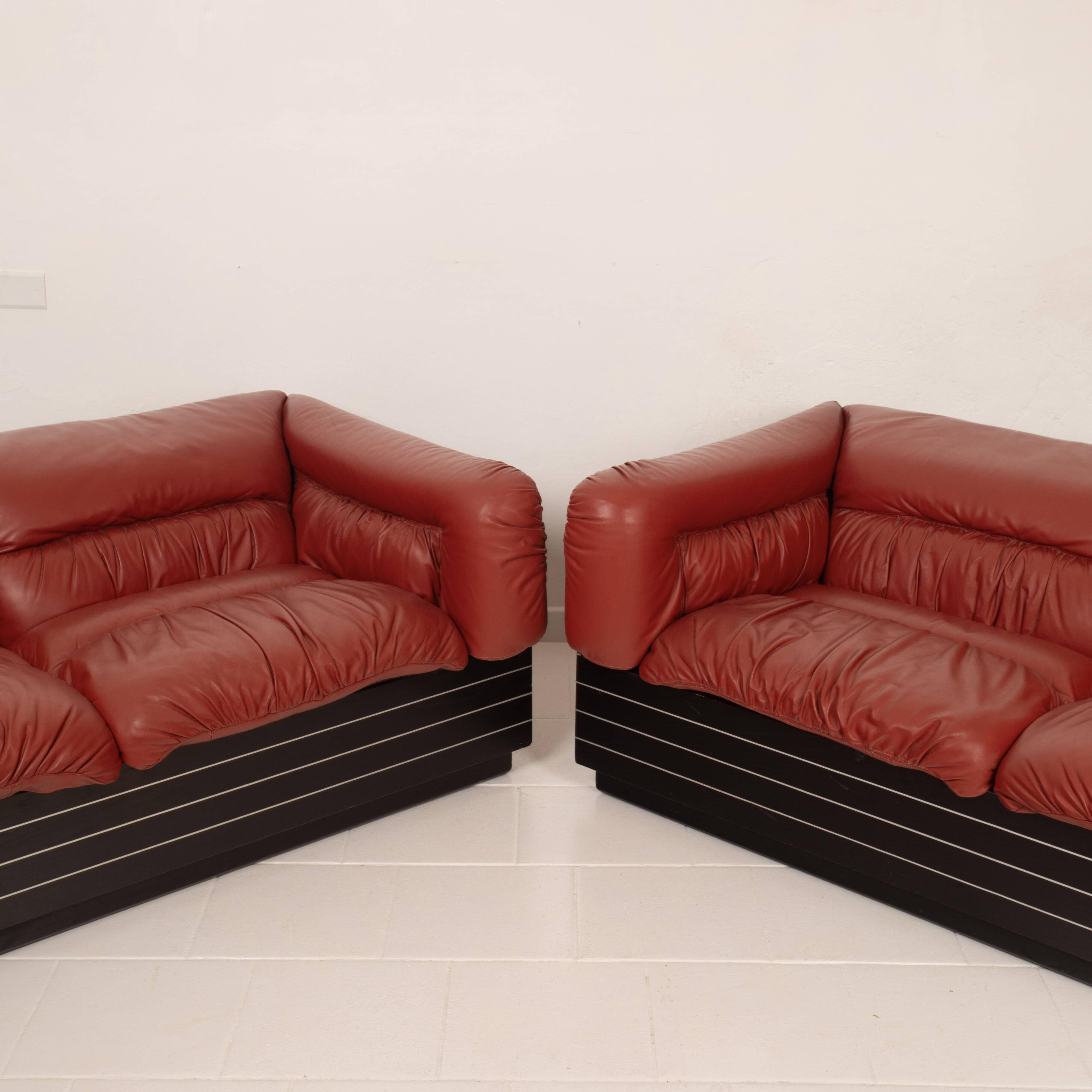 Sofa Strato par Giovanni Offredi pour Saporiti Italia, 1970