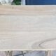 Natural wood coffee table
