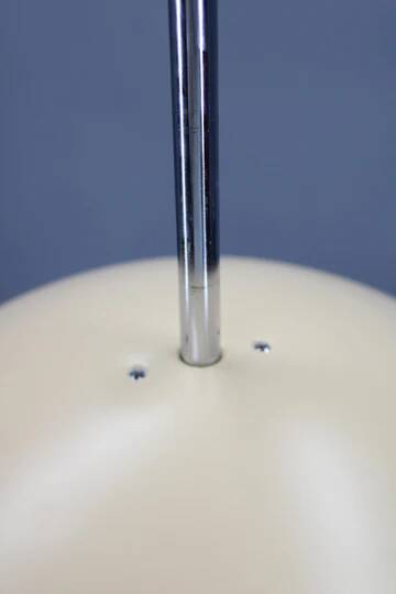 Mushroom floor lamp space age metal Napako 1970s Czechoslovakia