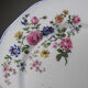 7 dessert plates Bernardaud Limoges porcelain with floral decoration from the 1920s to 1950s.