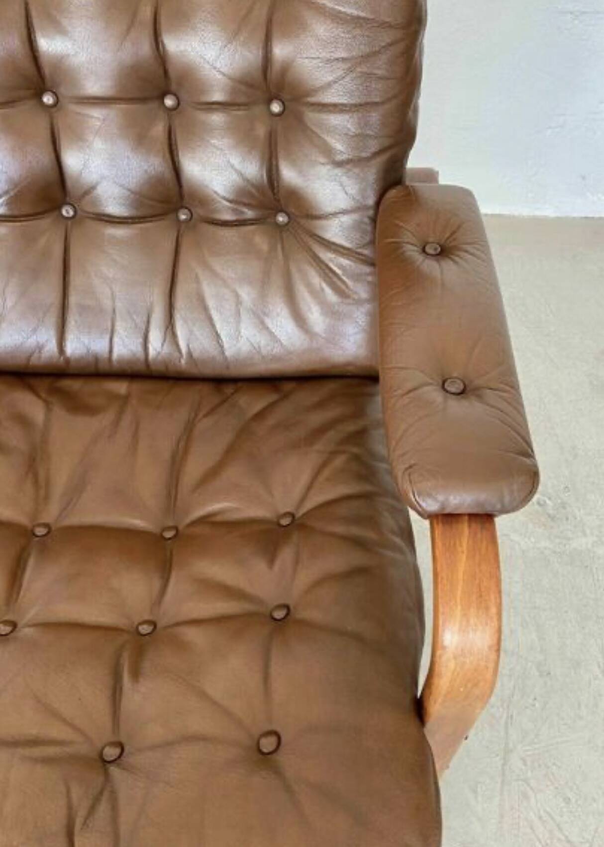 Vintage Retro Mid Century Scandinavian Gøte Møbler Lounge Chair By Nassjo Ab
