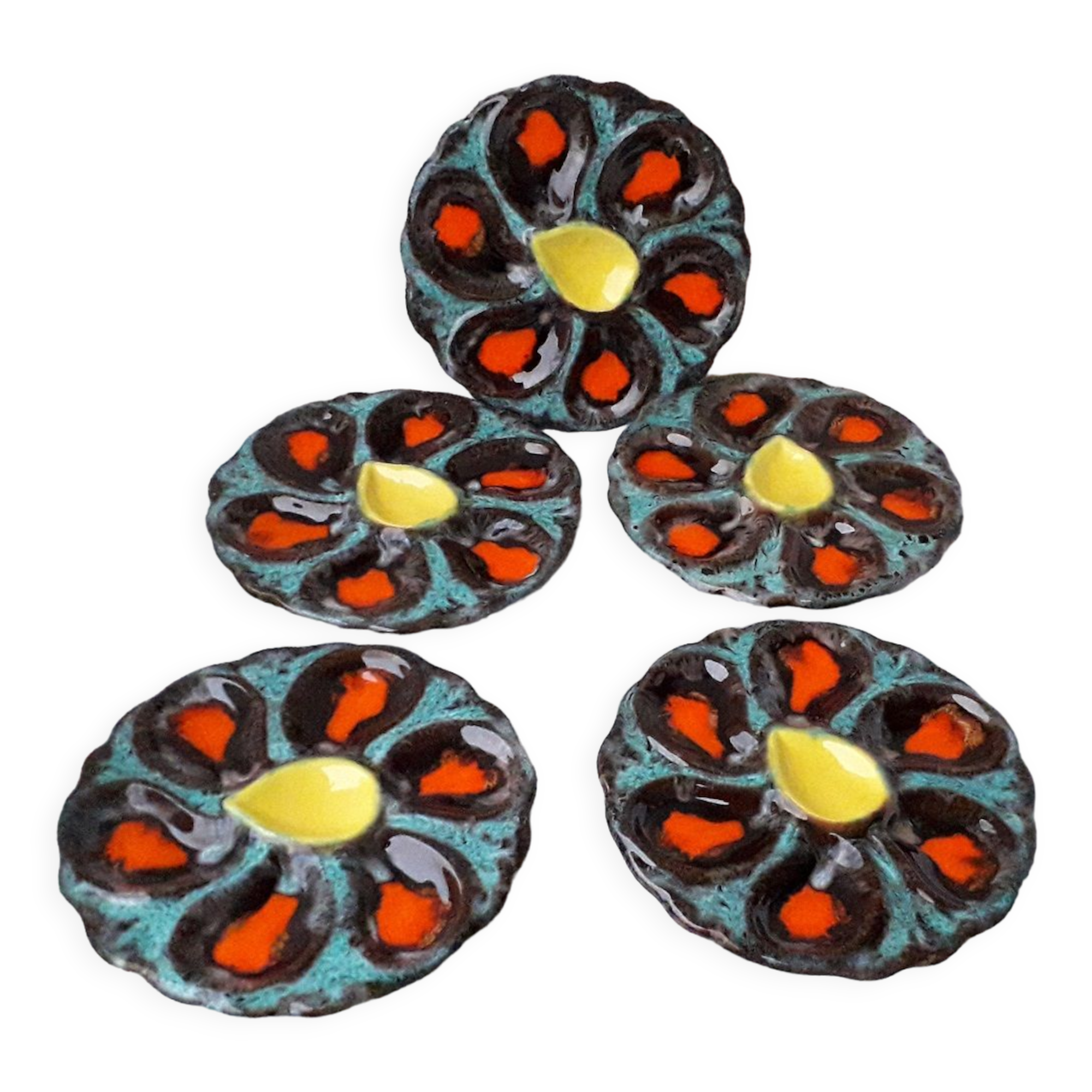 Vallauris oyster plates