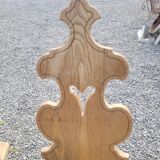 4 old Alsatian oak chairs