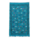 Tapis berbère turquoise Sabra