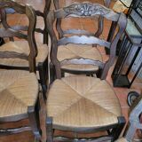 6 chairs louis xv mulch