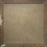 Painting "Pond in the undergrowth" HSP signed, early twentieth century with frame