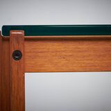 Teak and Glass Coffee Table, Denmark, 1960s