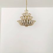 Crystal Glass Chandelier by Palwa