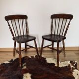 Pair of bistro chairs