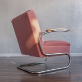 Functionalist Chrome Armchair S411 By W. Gispen For Mücke Melder, 1930s