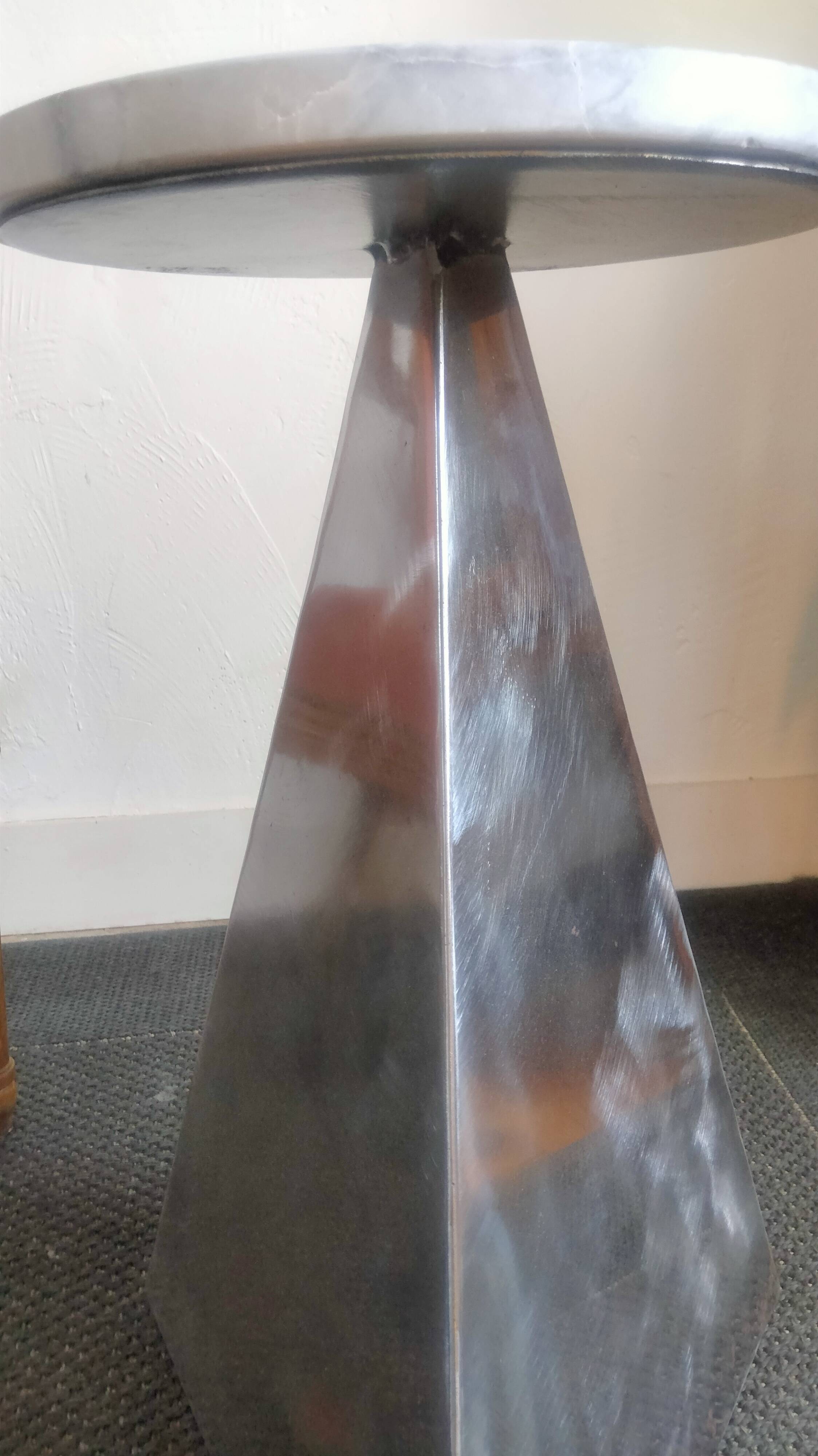 Steel and marble harness