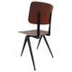 Chaise industrielle Galvanitas S16 Pagholz Pays-Bas 60's