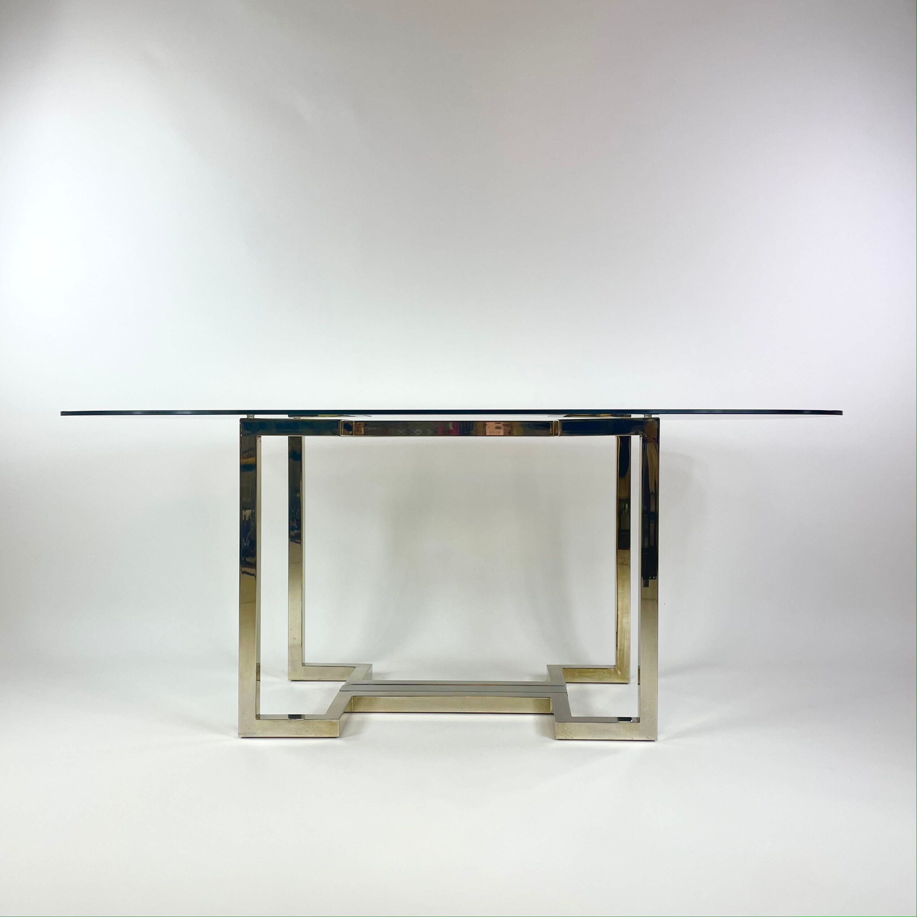Dining table by Belgochrome, Belgium, 1970