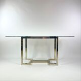 Dining table by Belgochrome, Belgium, 1970