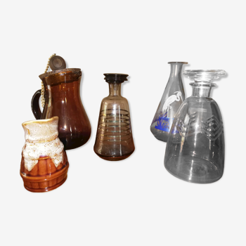 Lot de carafes ancienne