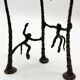 Chandelier "singe" en bronze patiné, 1970s