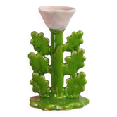 Bougeoir / porte-bijoux en céramique - modèle Pivoine