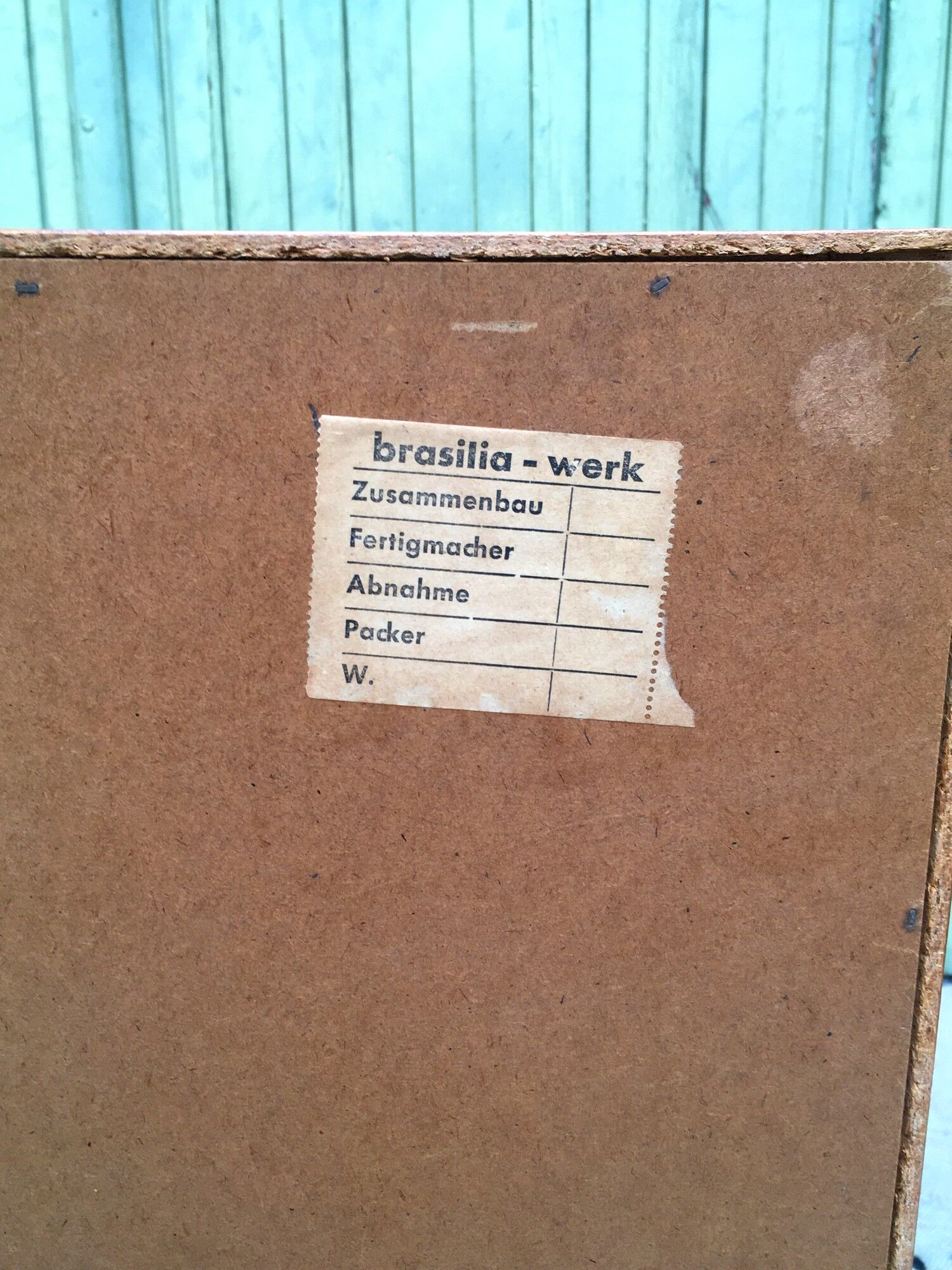 Vintage Commodity Brasilia Werk 60s