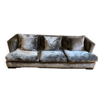 Velvet sofa