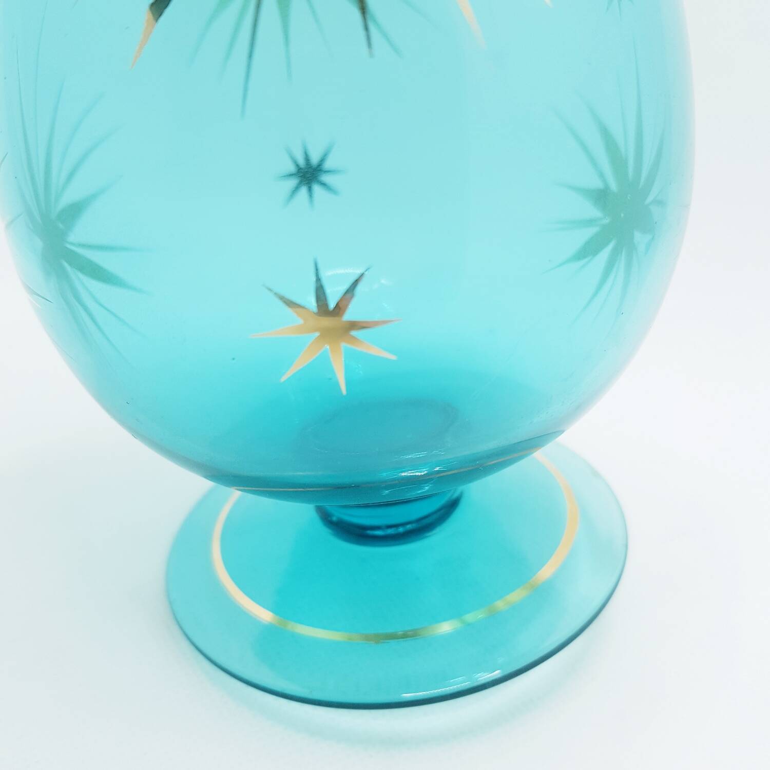 Grande carafe étoilée du milieu du siècle