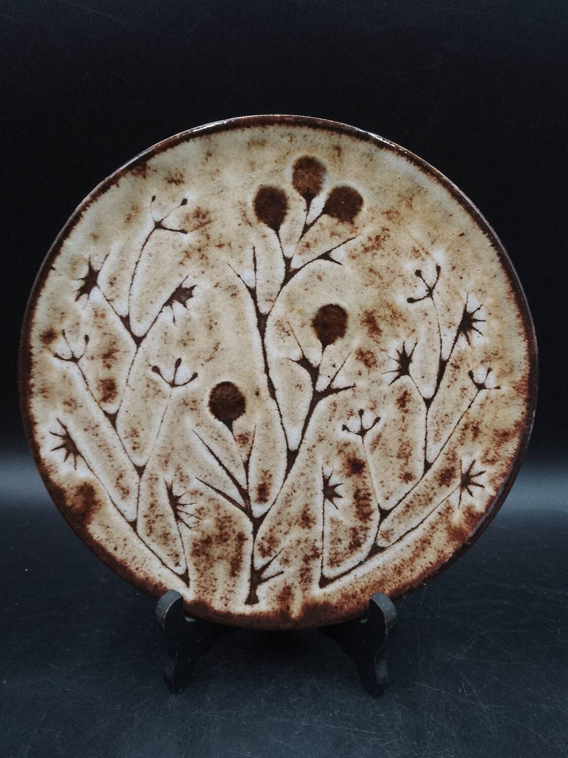 Sandstone plate from Vallauris the old mill Robert Pérot, Malarmey