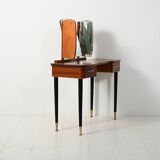 Scandinavian dressing table with triple mirror, 1950s–60s