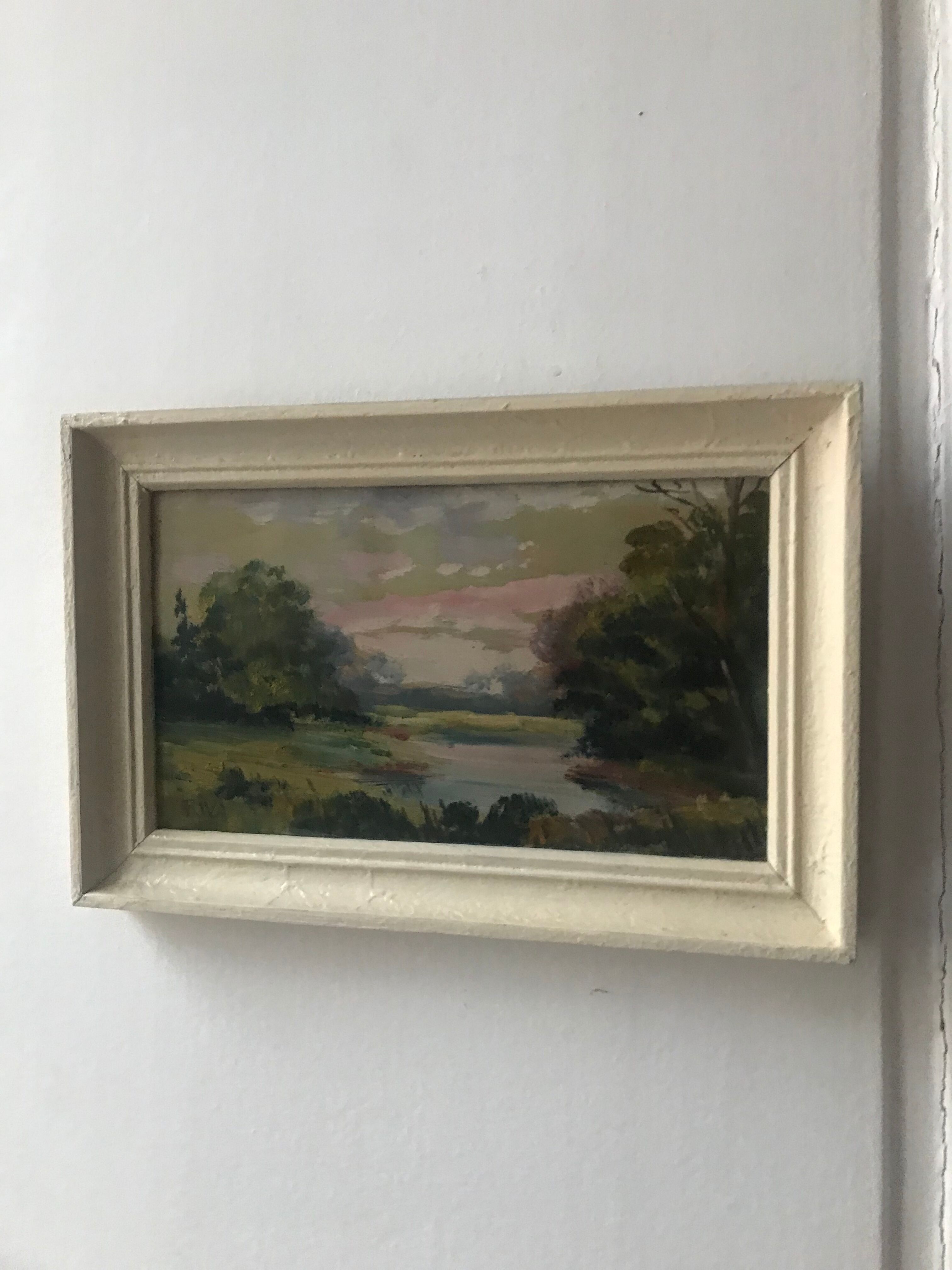 Ancient landscape oil