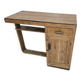 Old Art Deco teak desk