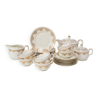 Service à thé porcelaine allemande Rosenthal (21 pièces)
