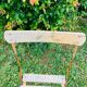 Set of 4 folding garden chairs