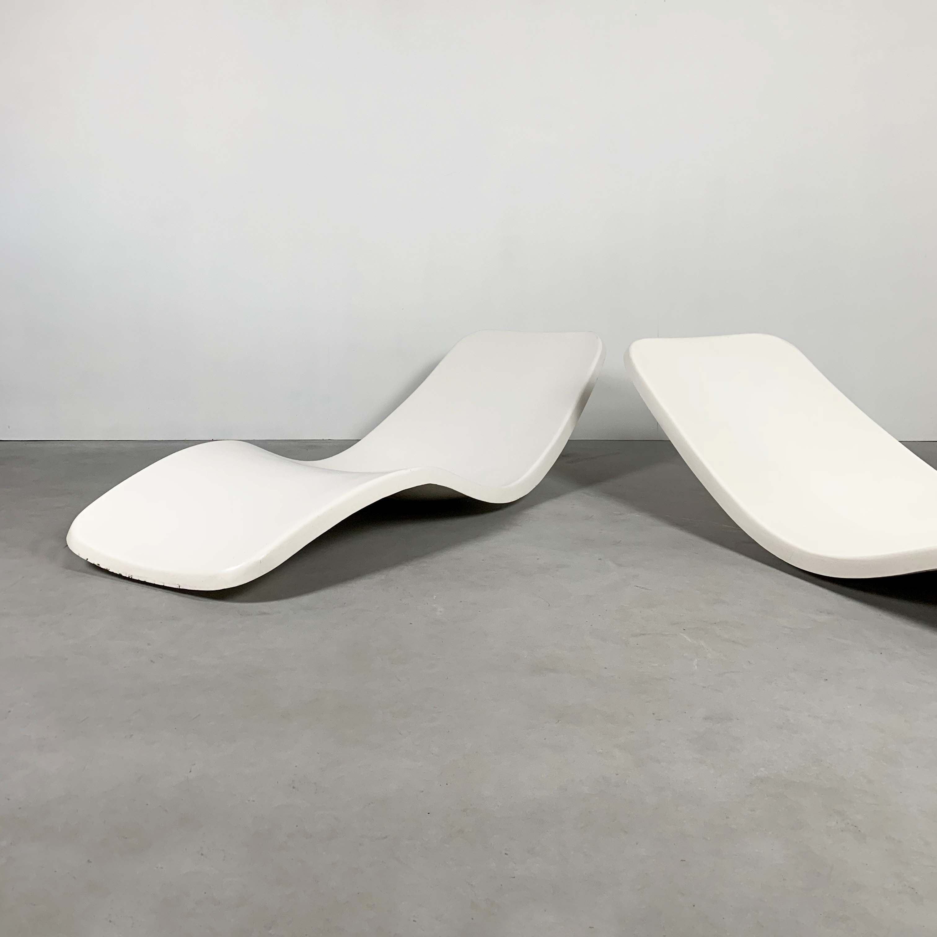 2 Eurolax R1 transats by Charles Zublena for Club Med, 1960