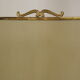 Vintage brass chimney firewall