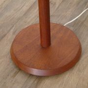 Lampadaire vintage scandinave en teck 1960